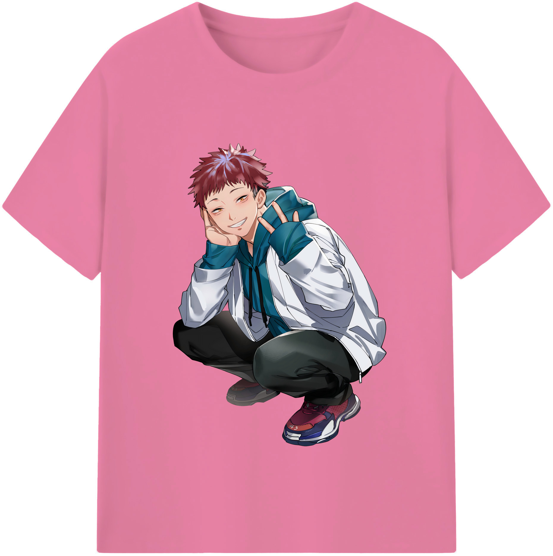 （画像用） 呪術廻戦 Jujutsu Kaisen 綿100％半袖Tシャツ（フロントプリント）